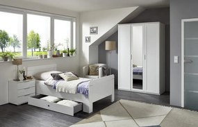 Posteľ Nadja 90x200 cm, biela