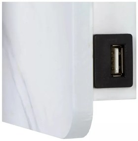 Lucide 77282/03/31 - LED Nástenné bodové svietidlo OREGON LED/4W/230V USB biela