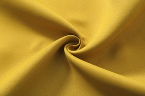 Žltý záves OXFORD 140x250 cm Zavesenie: Kovové krúžky