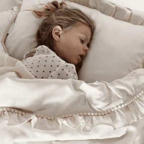 Boho obliečky Junior vanilka 100×135 cm