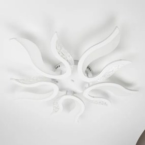 Brilagi - LED Stmievateľný prisadený luster TWIST LED/65W/230V 3000-6500K biela + DO