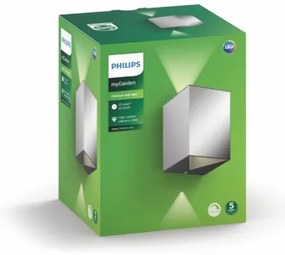 Philips 17358/47/P0 - LED Vonkajšie nástenné svietidlo CISTUS 2xLED/4,5W/230V IP44