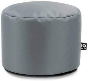 Sivý detský sedací vak z imitácie kože Dot M – So Soft?