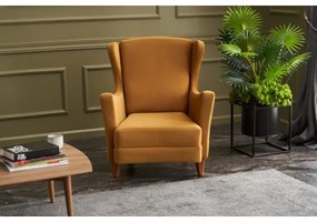 Kreslo ušiak NUPI žlté