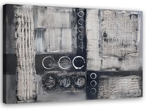 Obraz na plátně Abstraktní šedá barva - 100x70 cm