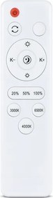 Brilagi -LED Stmievateľné svietidlo ALSON LED/72W/230V 3000-6500K dub pr. 78 cm+diaľkový ovládač