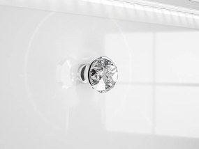 KOMODA CRISTINE BIELY LESK + ZRKADLO 160 cm