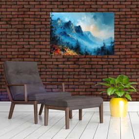 Obraz - Maľba hôr (90x60 cm)