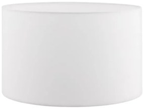 LED stojacia lampa TUNJA 1xE27/20W/230V pr. 38 cm matný chróm/biela