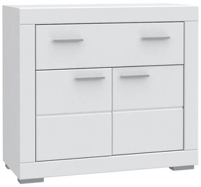 Komoda Snow 2D1S SNWK22 biely mat