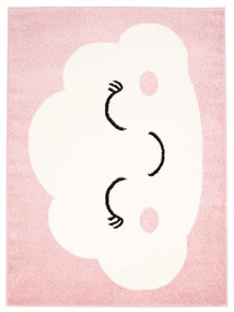 Dekorstudio Moderný koberec BUBBLE - Ružový Obláčik Rozmer koberca: 140x200cm