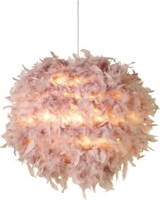 Searchlight 70393PI - Tienidlo k lustru KATE E14/E27 pr. 50 cm ružové