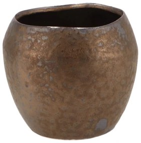 Bronzový keramický kvetináč AMARAH 12 cm