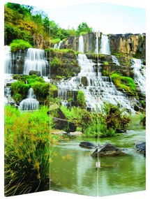 Paraván - Vodopády so zeleňou (126x170 cm)