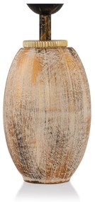 Krémovobiela/v zlatej farbe stolová lampa s textilným tienidlom (výška 50 cm) Yakamoz – Opviq lights