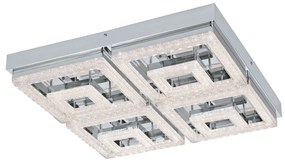 EGLO Krištáľové stropné LED osvetlenie FRADELO