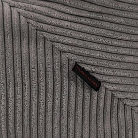 Tmavohnedý menčestrový sedací vak Tube – SLOWDOWN