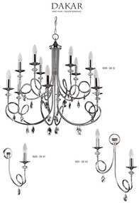 Jupiter 1599 - DK 12 CH - Luster DAKAR 12xE14/40W