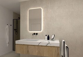 Comodo Zrkadlo s LED podsvietením po obvode Nikoletta LED 16 KÚPEĽŇOVÝ NÁBYTOK-Typ: bez vypínača, KÚPEĽŇOVÝ NÁBYTOK-Rozmery: 50x80 - (Nikoletta LED 1…