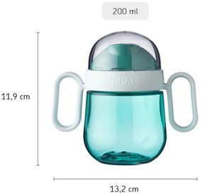 Svetlozelený tritanový detský hrnček 200 ml Little farm – Mepal