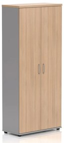 Vysoká skriňa Visio LUX 80 x 38,5 x 183,5 cm, dub
