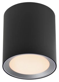 NORDLUX Kúpeľňové stmievateľné svetlo LED LANDON, 6,5 W, teplá biela, čierna