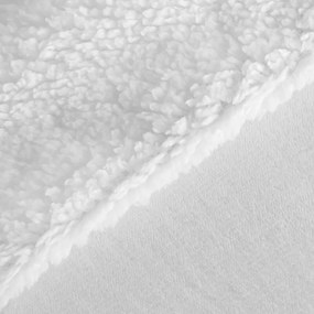 Plyšová deka TEDY 70x160cm &#8211; biela