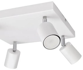 LED Bodové svietidlo TUNE 4xGU10/4,8W/230V biela