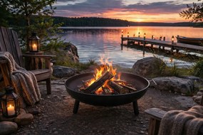 TRENDIE Záhradné ohnisko s priemerom 60 cm