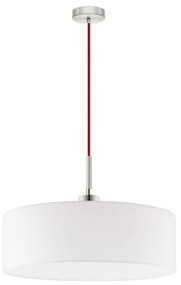 Eglo - LED Luster na lanku TUNJA 1xE27/60W/230V biela EG32516P