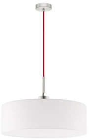 Eglo - LED Luster na lanku TUNJA 1xE27/60W/230V biela EG32516P