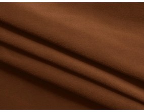 Terakotová zamatová rozkladacia/s úložným priestorom pohovka 238 cm Kapua – Makamii