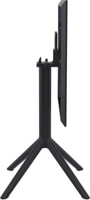 Skladací stôl Sky square - čierna