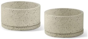 Betónové kvetináče v súprave 2 ks ø 30 cm Terrazzo – Bonami Selection