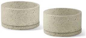 Betónové kvetináče v súprave 2 ks ø 30 cm Terrazzo – Bonami Selection