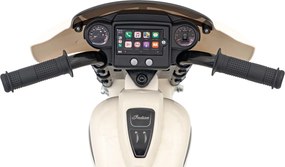 Ramiz Chopper INDIAN Biela motorka pre dieťa