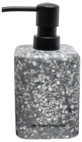 Sivý dávkovač mydla z polyresínu 270 ml Tom Tailor T-Terrazzo – Wenko