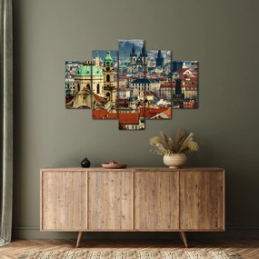 Obraz - Panorama Prahy (150x105 cm)