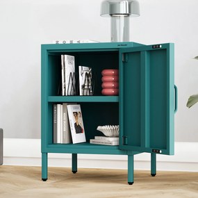 Nočný stolík MIA, 424 x 595 x 400 mm, Modern: morská farba