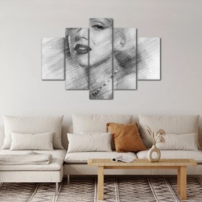 Obraz - Portrén Merilyn Monroe (150x105 cm)