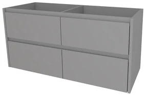 Mereo, Mereo Opto, kúpeľňová skrinka 121 cm, Multidecor, Šedá supermat, MER-CN993SSEDA