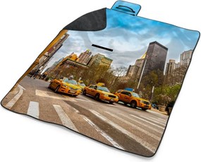 Sablio Plážová deka Žlté taxíky  2: 200x140 cm