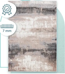 Koberec Agnella Soft Shrink Foggy popolový