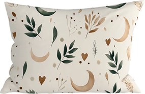 Obliečka na vankúš z mikrovlákna BOHO MOON 50x70 cm, krémový