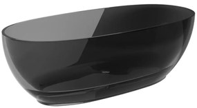 Voľne stojaca vaňa Mexa 170/78 Carbon Grey sifón klik-klak čierna mat