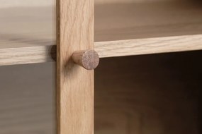 Dizajnová komoda Dallan 140 cm prírodný dub