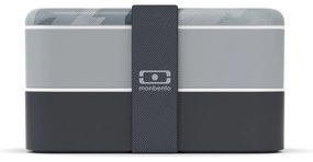 monbento Desiatový box Monbento Original Graphic Grey 1 l