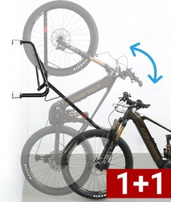 Otočný držiak na elektrobicykle pre jednoduché zdvíhanie 1+1 ZADARMO