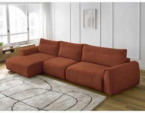 Oranžová rohová pohovka Aden – Bobochic Paris