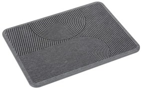 Sivá odkvapkávacia podložka na riad z kremeliny 40x30 cm Damon – Wenko